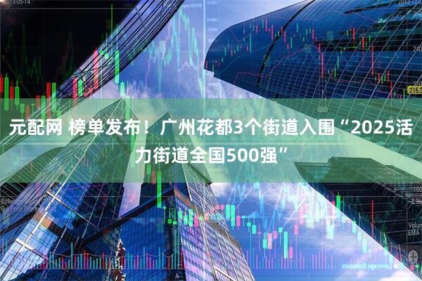 元配网 榜单发布！广州花都3个街道入围“2025活力街道全国500强”